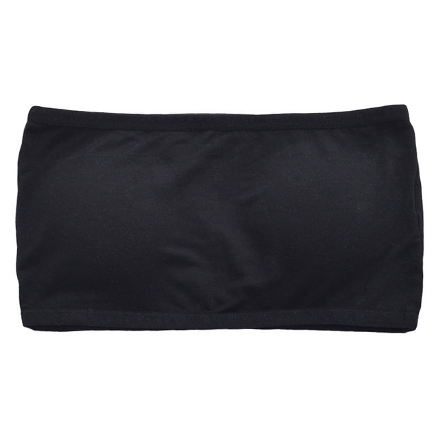 Girls strapless tube top primary school girl dance bottoming anti-exposure underwear female older children development bra chest wrap