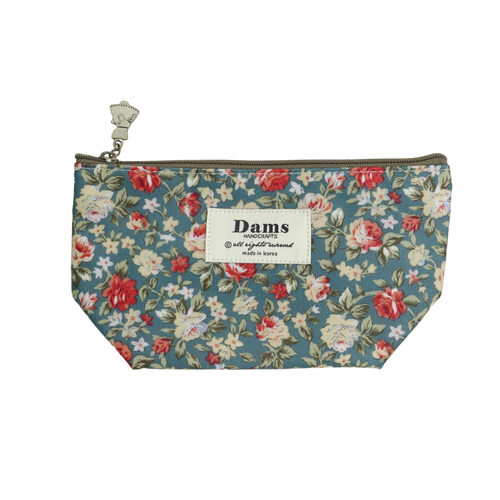 韩国进口DAMS温柔优雅花朵防水化妆包女便携式收纳包小号中号大号 - 图3