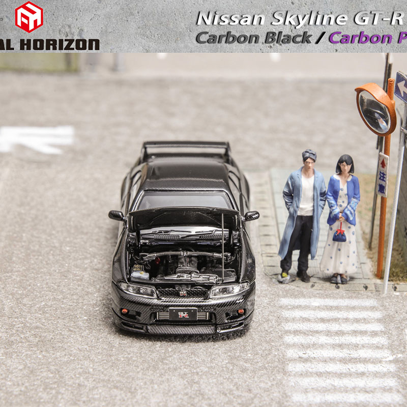 FH 1:64 尼桑GTR天际线Skyline GT-R R33 第4代 BCNR33原版全碳纤 - 图2