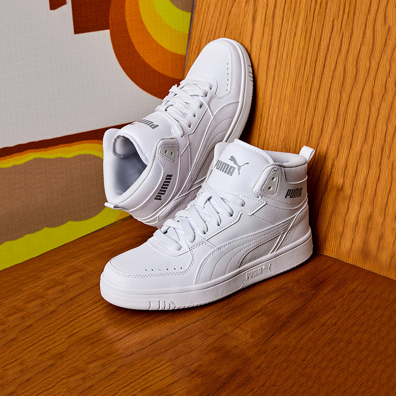 puma男女情侣同款复古篮球休闲板鞋 PUMA板鞋