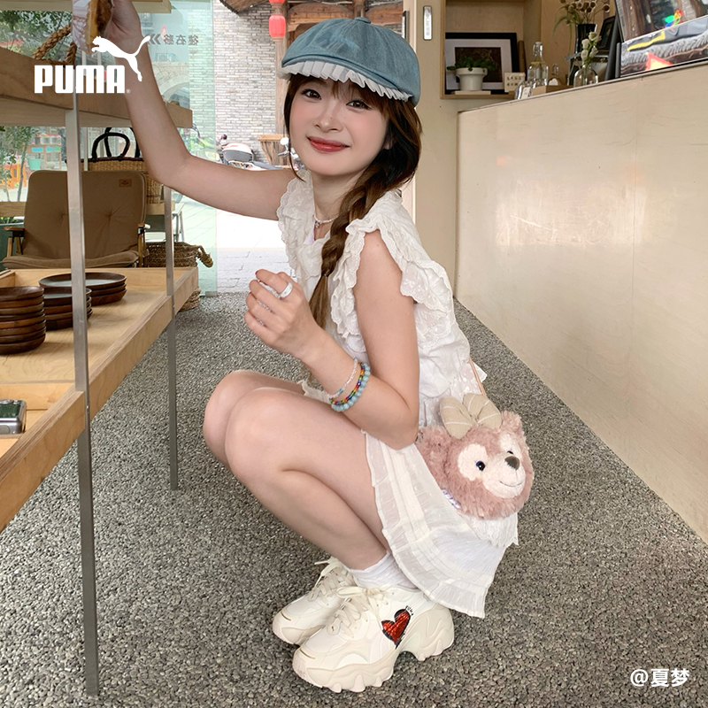 PUMA彪马官方女子复古休闲老爹鞋 PULSAR WEDGE HEART 398674-图3