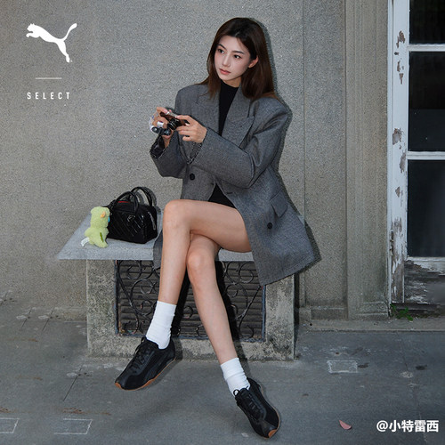 H-STREET薄底鞋千禧皮面T头鞋男女PUMA彪马官方秋季休闲鞋 403777 - 图2