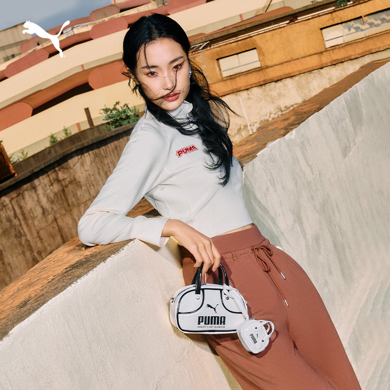 马年限定款修身半拉链针织卫衣女PUMA彪马官方新款运动上衣636175