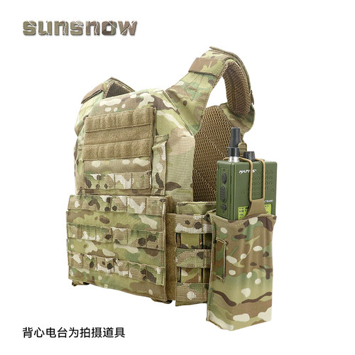 【太阳雪制】S&S 战术背心电台包 进口四面弹对讲机包附包SS-MA01 - 图0