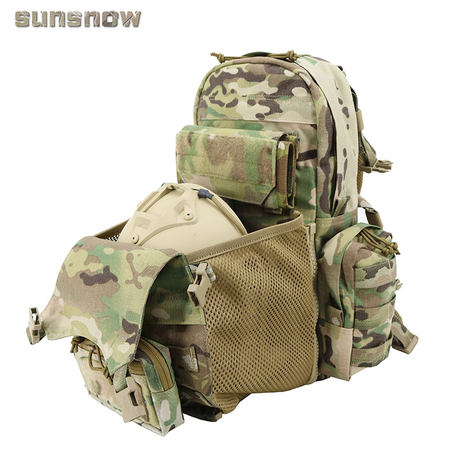 tactical backpack helmet carrier