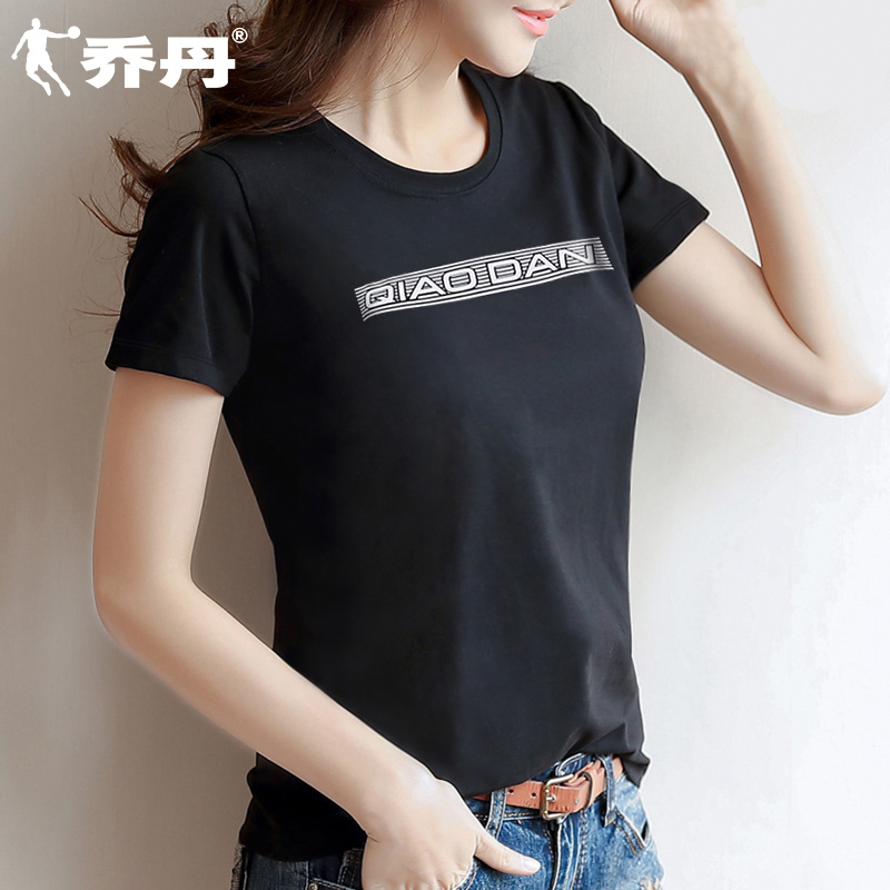 Jordan Short Sleeve T-shirt Women's 2020 Summer New Student Print Trend Casual Top Breathable Sports Short Sleeve Women