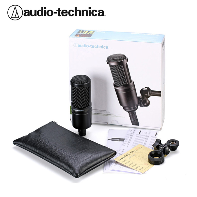 AudioTechnica/铁三角AT2020电容麦克风话筒手机声卡直播专业录音-图3