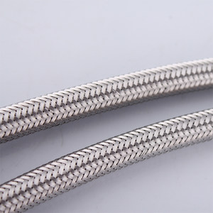 时龙 洗脸盆厨房龙头水龙头单头冷热进水软管304不锈钢编织进水管