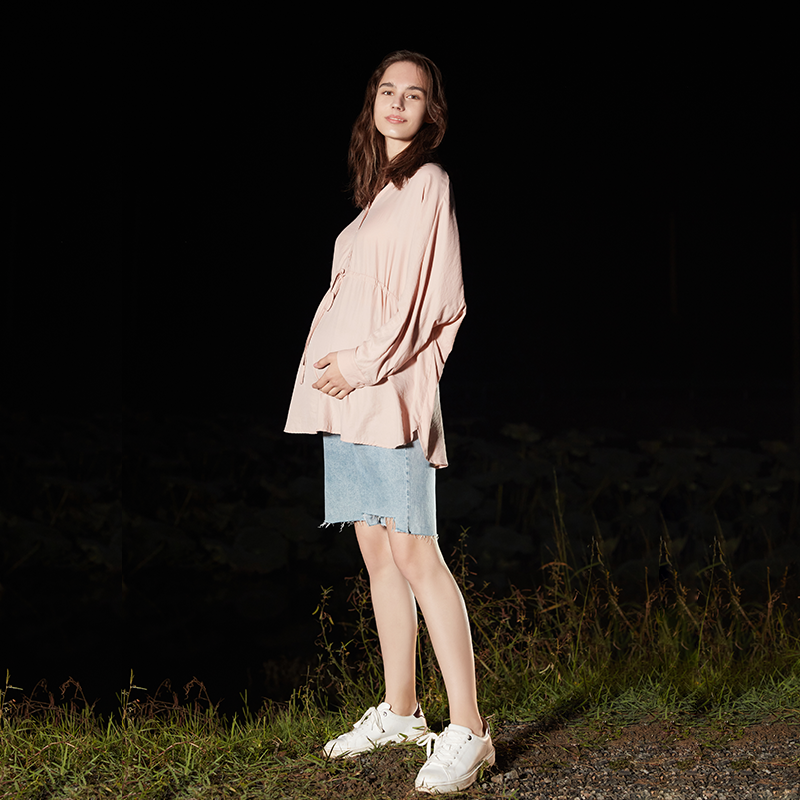 快乐屋孕妇破洞五分牛仔骑行裤短裤 快乐屋孕妇阔腿裤