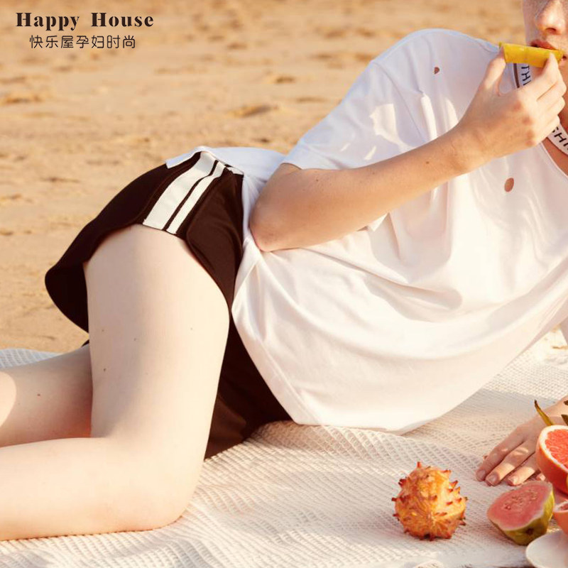  快乐屋孕妇阔腿裤