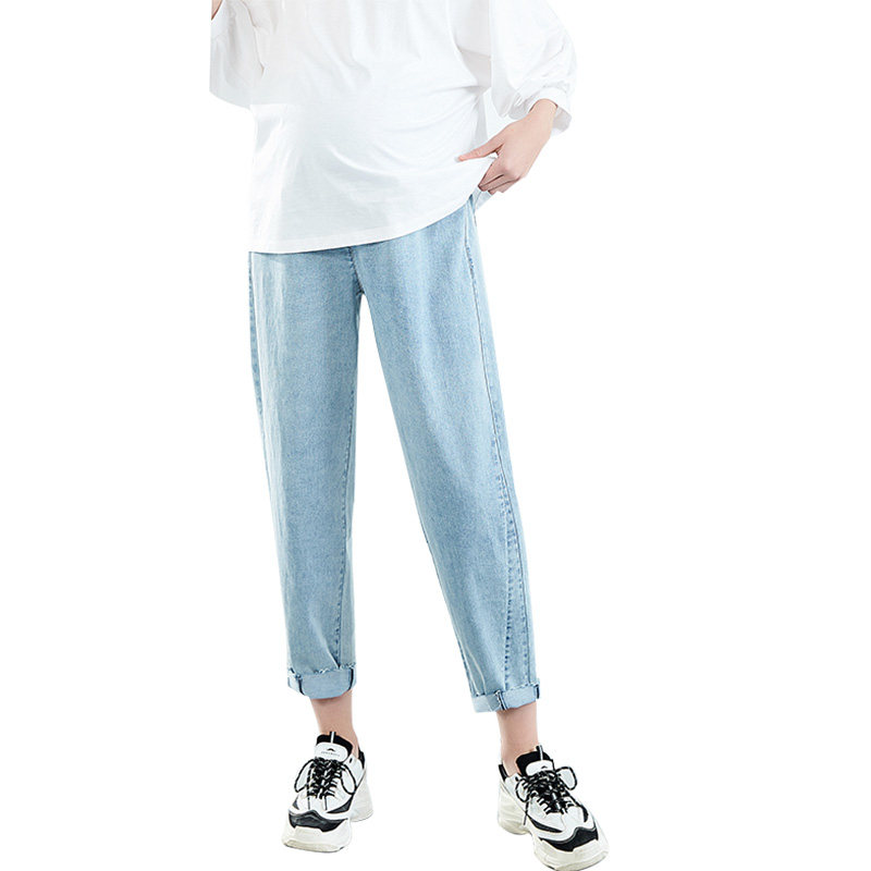 快乐屋外穿潮妈2020新款裤孕妇裤子 快乐屋孕妇直筒裤