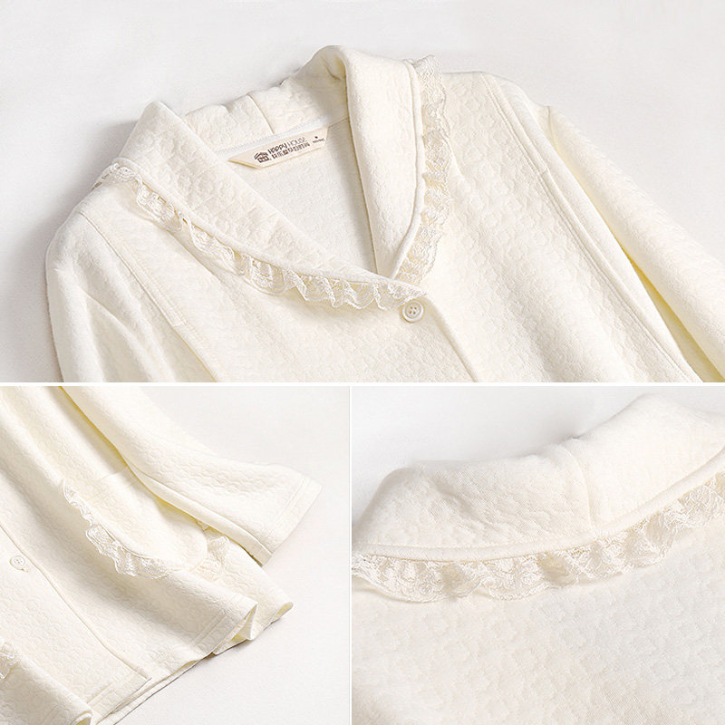 快乐屋孕妇产后喂奶哺乳衣套装加厚家居服月子服秋冬孕妇睡衣加厚,淘宝优惠券,粉丝福利购,淘宝优惠卷