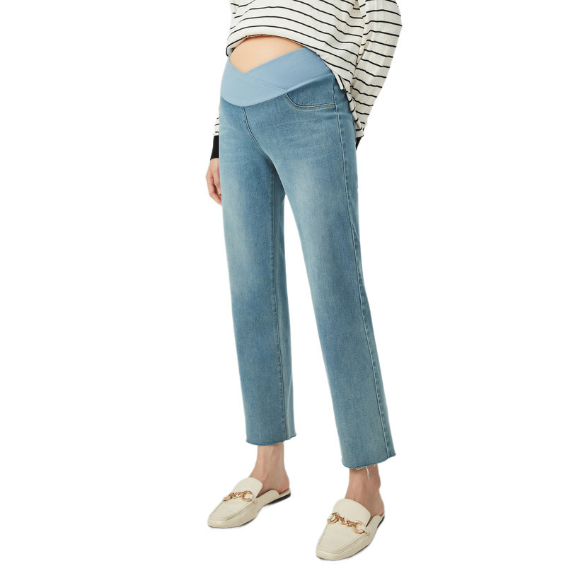  快乐屋孕妇直筒裤