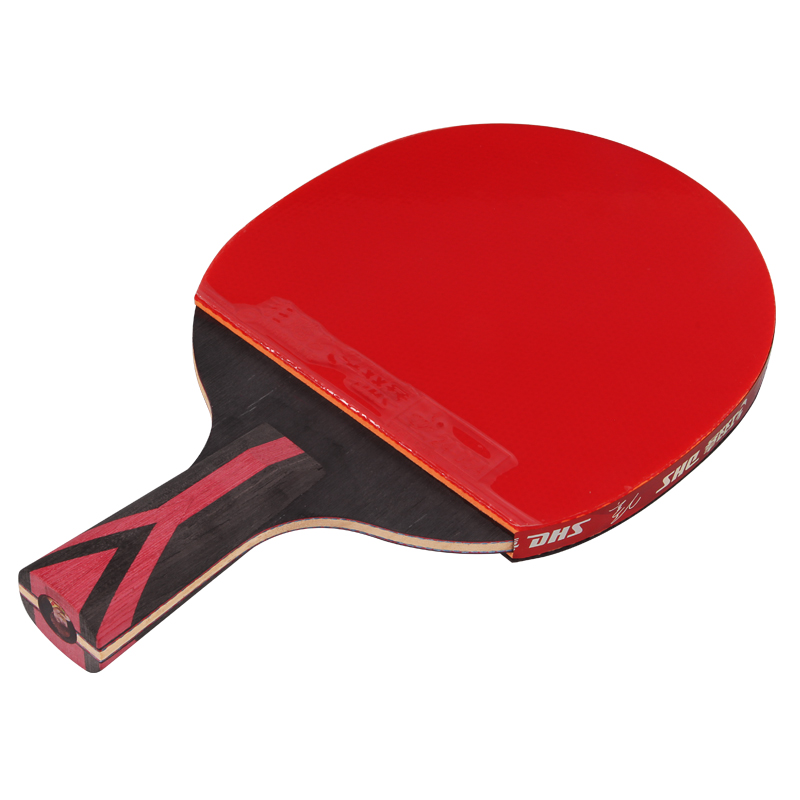 红双喜H8002八星初中生中考专业训练比赛专用乒乓球拍横拍直拍-图2