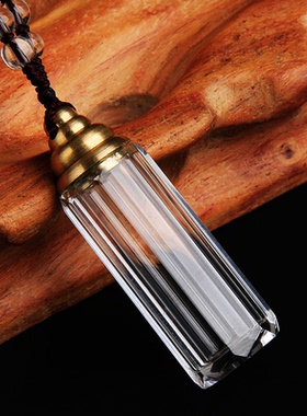 妙韵男女白水晶嘎乌盒吊坠吉祥物