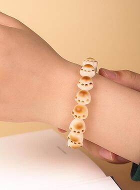 炭烧猫爪菩提根手串女文玩绕指柔