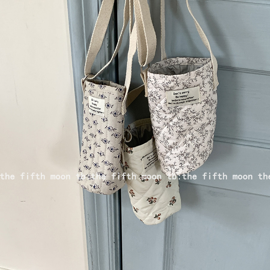 thefifthmoon可爱清新文艺简约布标绗缝杯袋杯套水杯袋,淘宝优惠券,粉丝福利购,淘宝优惠卷