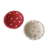 Thefithmoon милые инвента, застойные точки точки, керамическая миска десерта для завтрака миска дома запеченная рисовая жареная чаша