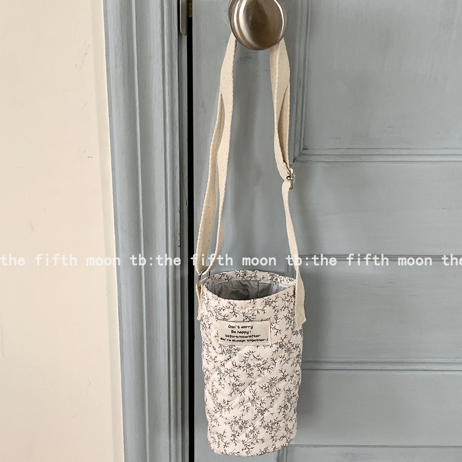 thefifthmoon可爱清新文艺简约布标绗缝杯袋杯套水杯袋,淘宝优惠券,粉丝福利购,淘宝优惠卷