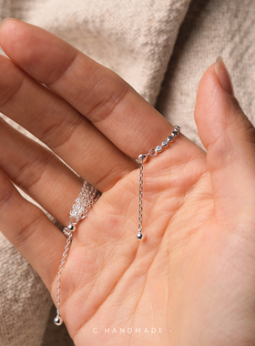 一链多戴极细链条戒指