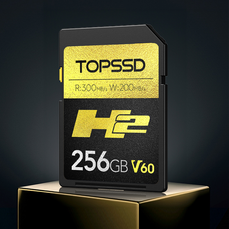 天硕（TOPSSD）高品质SD卡_H2双芯影像旗舰_相机内存卡_300MB/s - 图1