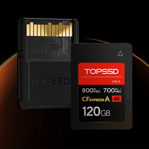 天硕（TOPSSD）800MB_CFA 120GB内存卡，适用索尼A7M4/FX3/FX6 - 图1