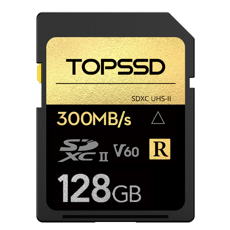 天硕（TOPSSD） 300MB/s UHS-II金钻系列SDXC卡 [礼盒装] - 图0