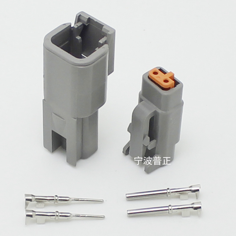 汽车防水接插件DTM04-2P3P4P6P8P12P DTM06-2S3S4S6S8S12S 234孔 - 图0