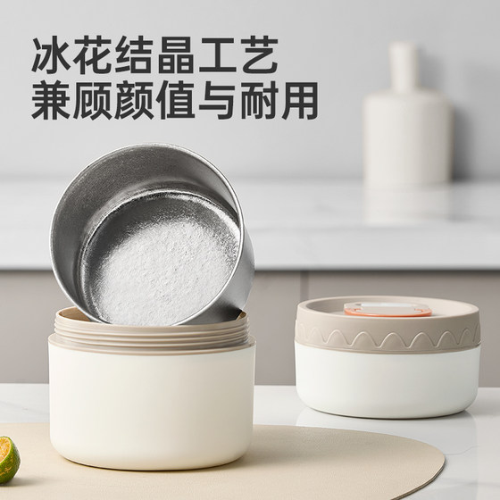 Chuidahuang pure titanium liner lunch box crisper ultra-light portable large capacity round lunch box food grade high temperature resistance