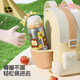 Cuidahuang children's titanium cup thermos cup pure titanium double drinking cup