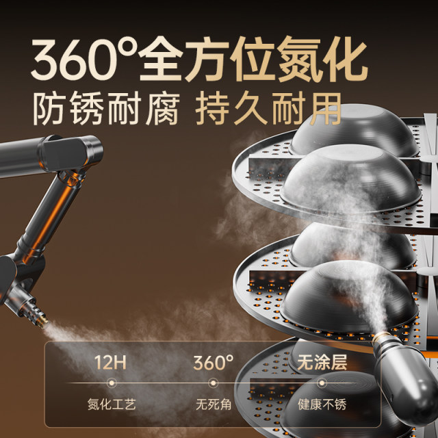 Cui Dahuang titanium ທາດເຫຼັກ wok wok uncoated ແຊ່ບໍ່ຕິດບໍ່ perforated ບໍ່ຈໍາເປັນຕ້ອງເປີດຫມໍ້ nitriding ຕ້ານ rust