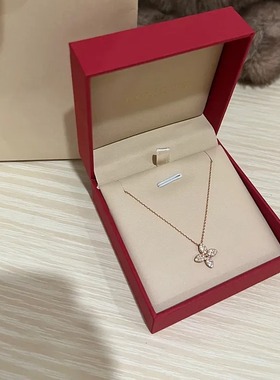 S925纯银四叶草吊坠项链女ins