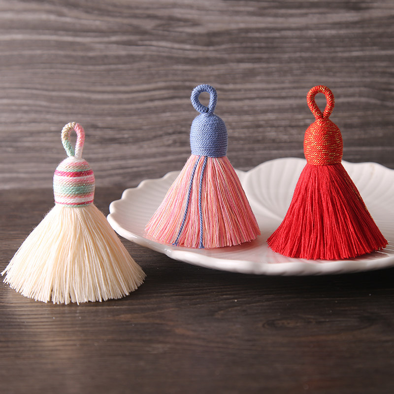 大号短胖棉线流苏穗子民族风饰品耳环配饰项链服饰螺纹帽包头吊坠,淘宝优惠券,粉丝福利购,淘宝优惠卷