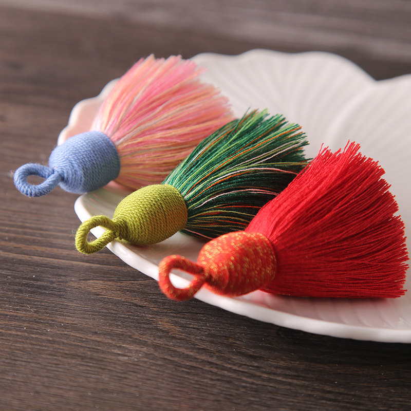 大号短胖棉线流苏穗子民族风饰品耳环配饰项链服饰螺纹帽包头吊坠,淘宝优惠券,粉丝福利购,淘宝优惠卷