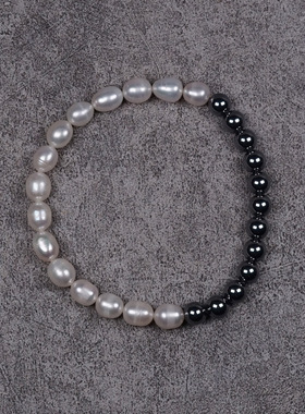 pohier宝喜儿珍珠赫兹手链