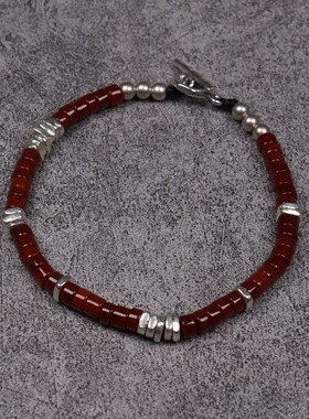 POHIER宝喜儿红玛瑙本命年手链