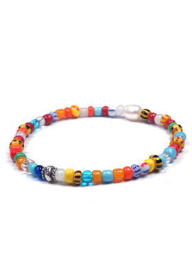 pohier宝喜儿琉璃珍珠手链