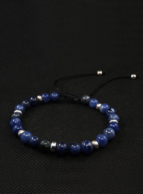 pohier宝喜儿方钠石手链