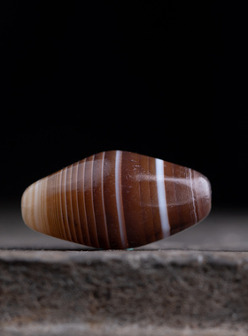 男女玛瑙天然勒子天珠橄榄型吊坠