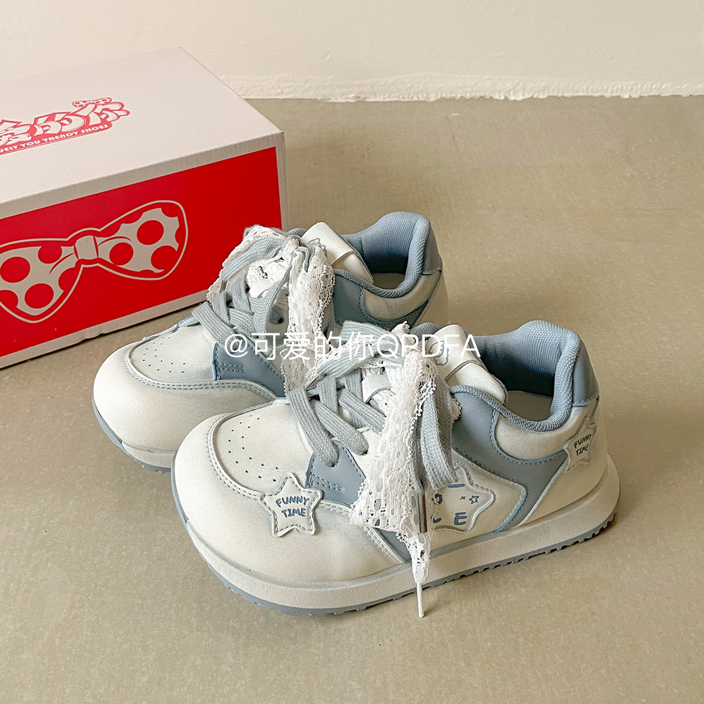 可爱的你复古做旧板鞋女款2026新款春款厚底小白鞋ins百搭阿甘鞋,淘宝优惠券,粉丝福利购,淘宝优惠卷