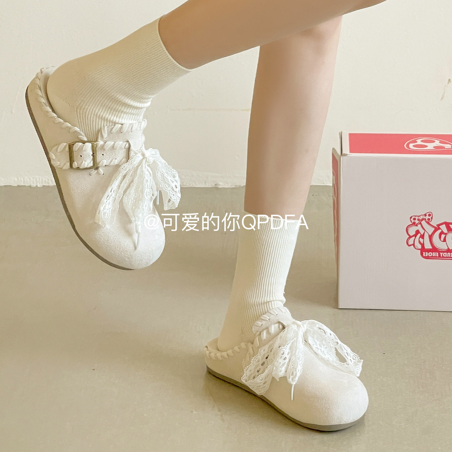 可爱的你超火一脚蹬勃肯鞋半拖鞋2026新款懒人鞋子女鞋休闲包头拖,淘宝优惠券,粉丝福利购,淘宝优惠卷