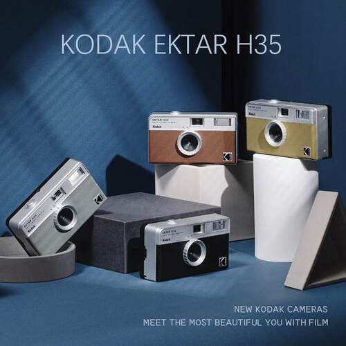 正品Kodak柯达EKTAR H35半格胶片相机复古胶卷傻瓜机学生创意礼物 - 图1