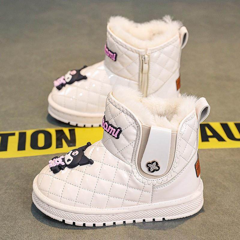 女童雪地靴冬季2025新款儿童库洛米棉鞋中大童加绒加厚小女孩棉靴,淘宝优惠券,粉丝福利购,淘宝优惠卷