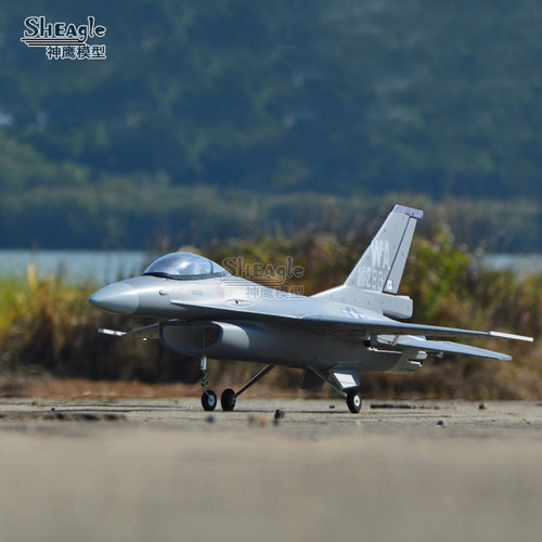 神鹰模型 70MM F16遥控航模飞机 固定翼战斗机 EPO 涵道飞机战隼 - 图0
