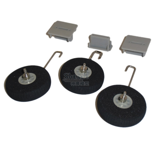 F35 F22 F16 F18 AMX L39 F86  50MM涵道起落架组建  DIY 轮子 - 图0