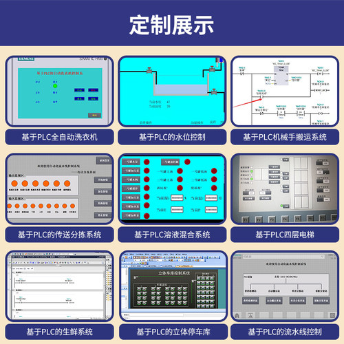 PLC程序设计代做梯形图设计代做MCGS组态王Wincc组态画面设计电气 - 图2