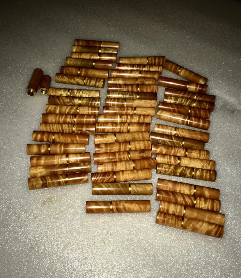 正宗金丝楠木小叶桢楠阴沉木乌木迷你牙签筒居家日用收纳用具包邮 - 图1