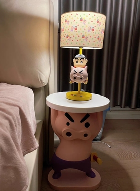 2024新款创意卡通肥嘟嘟左卫门客厅沙发边几可移动小户型床头柜子