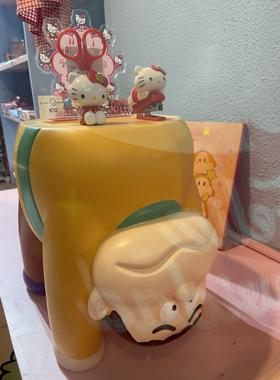 胖虎静香床头柜新款高级感轻奢小型床边几儿童男女孩可爱创意卡通