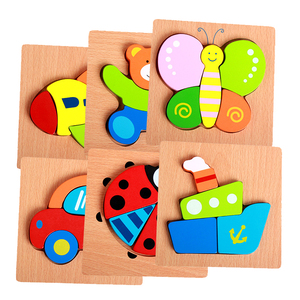 动物交通手抓拼图